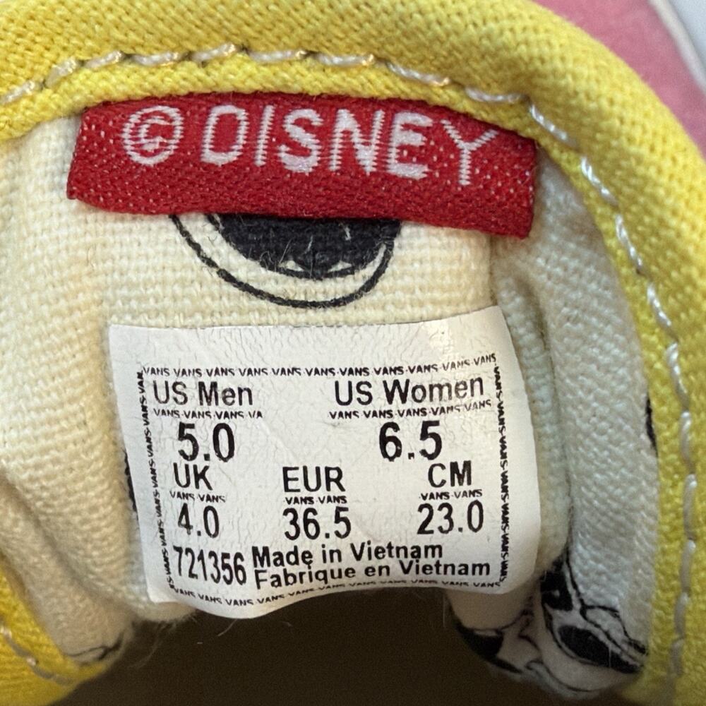 Vans Old Skool Disney 80's Mickey & Minnie Mouse Shoes Size W6.5/M5.5 - Picture 12 of 12